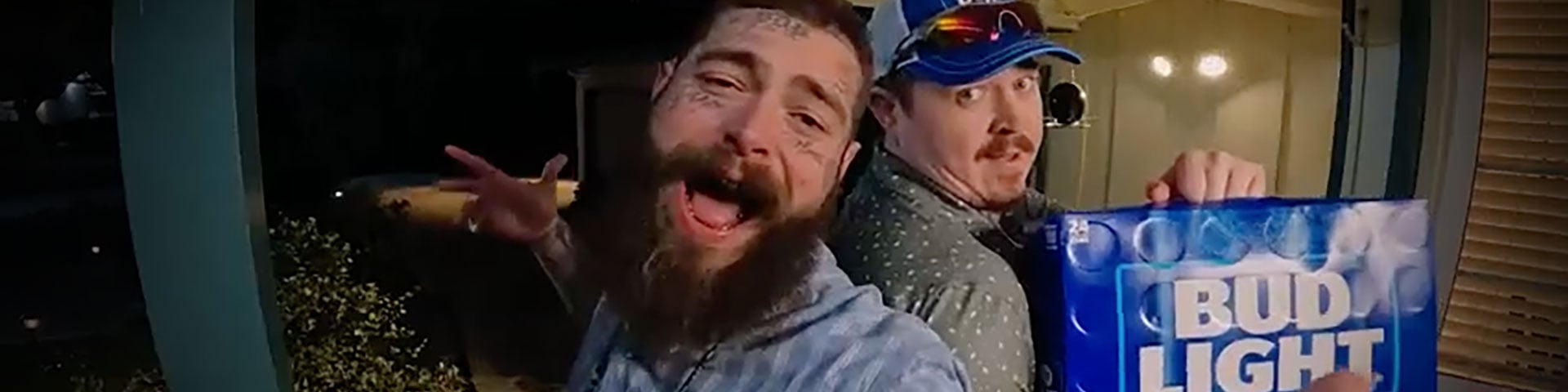 Bud Light ad featuring Post Malone and Shane Gillis